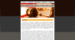 Desktop Screenshot of kgzmlaw.com